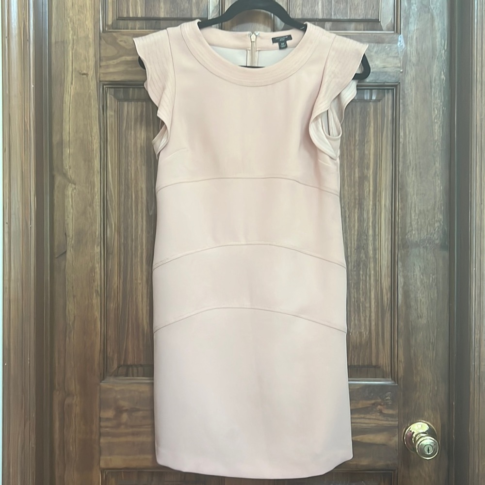Ann Taylor blush pink dress, size 4P
